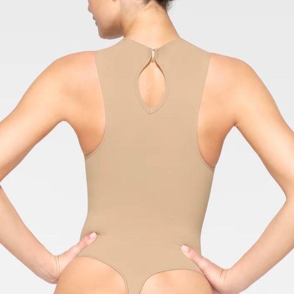 SKIMS Seamless Sculpt High Mock Neck Shapewear Bodysuit SMALL - Picture 3 of 11